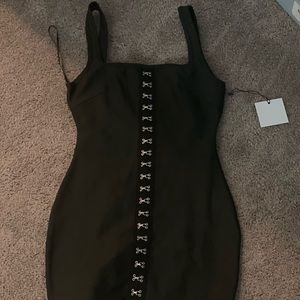 By the way black hook dress
